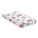 preview thumbnail 1 of 3, Bedtime Originals Construction Zone Changing Pad Cover - White/Trucks