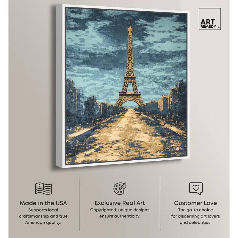 Textured Paris Embroidery Canvas by Art Remedy