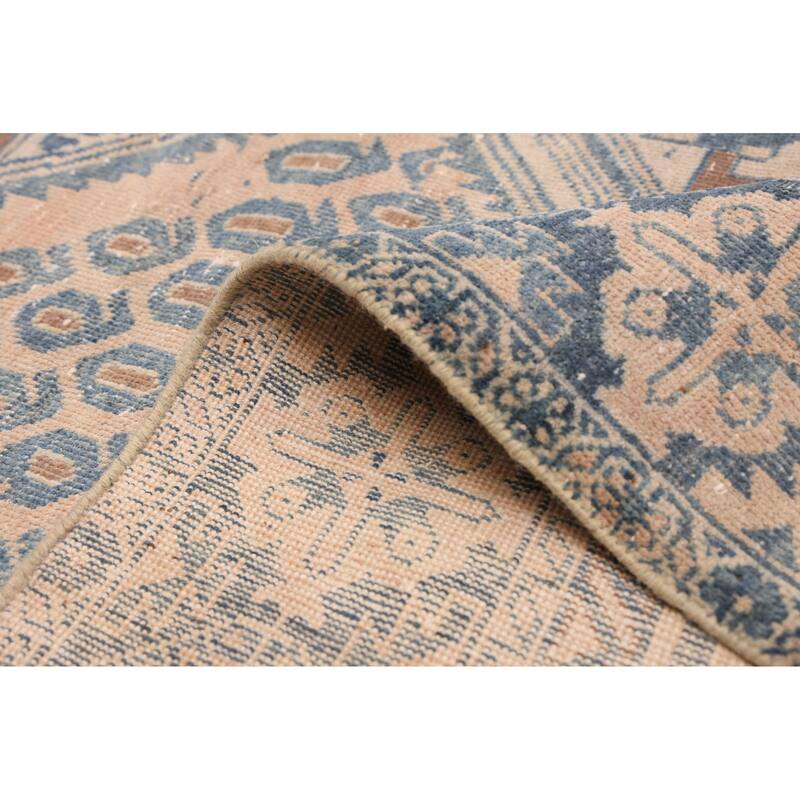 ECARPETGALLERY Hand-knotted Antalya Vintage Beige Wool Rug - 5'2 x 6'7