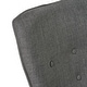 preview thumbnail 54 of 76, Hariata Mid-Century Modern Wingback Fabric Chair/Ottoman Set by Christopher Knight Home