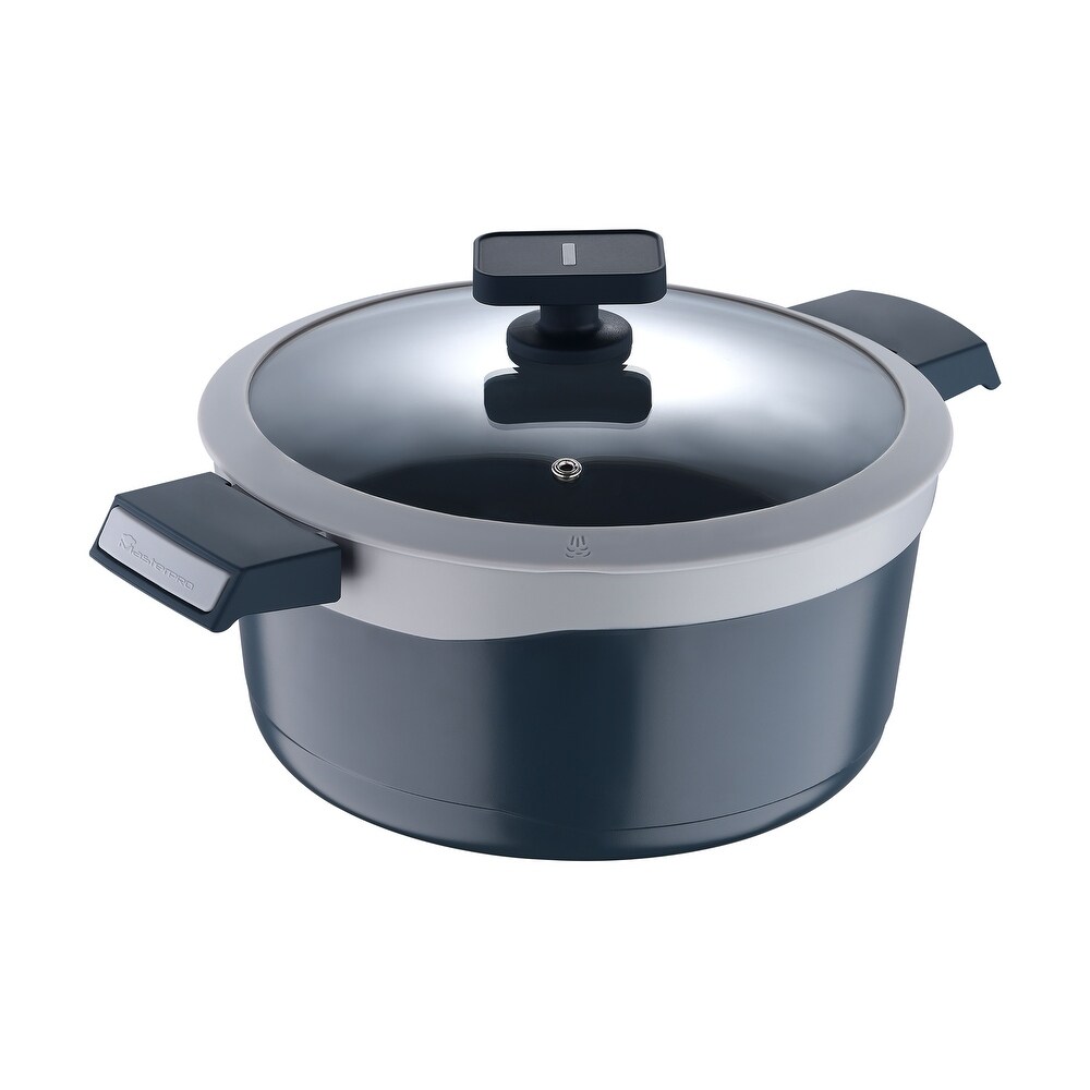 Bene Casa 5-Quart Capacity Dutch Oven, with glass lid, stainless-steel  finish, airtight lid - On Sale - Bed Bath & Beyond - 33036277