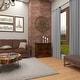 preview thumbnail 42 of 56, Brown Wood Storage Bench with Upholstered Seat - 42 x 15 x 20