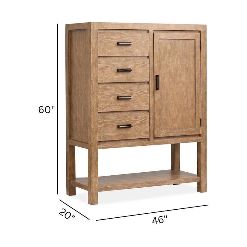Magnussen Home Plum Creek Sierra Brown Door Chest