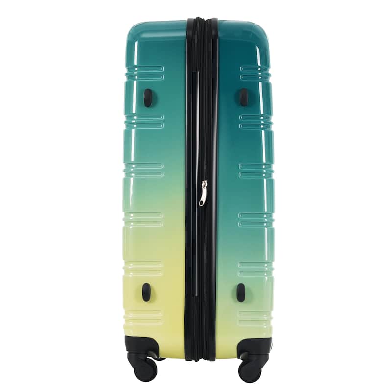 Hardshell Luggage Sets 3 Piece Gradient Color Expandable Suitcase with Spinner Wheels and TSA Lock Lightweight 20" 24" 28"