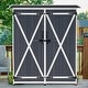 preview thumbnail 12 of 17, MCombo 64 inch Tall Outdoor Storage Cabinet Sheds with Lockable Double Doors, Fir Wood