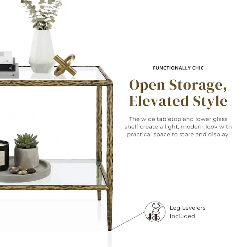 247 Shop At Home Lalia Modern 3-Piece Upholstered Hammered Metal Panel Bedroom Set with 2 Nightstands