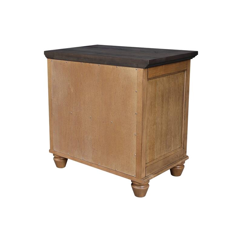 International Concepts Solid Wood 1-Drawer Nightstand