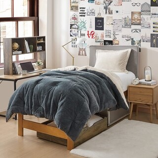 Plumpy Pudgy Portly Chunky Bunny - Coma Inducer® Oversized Comforter Set - Poppy Seed Birch