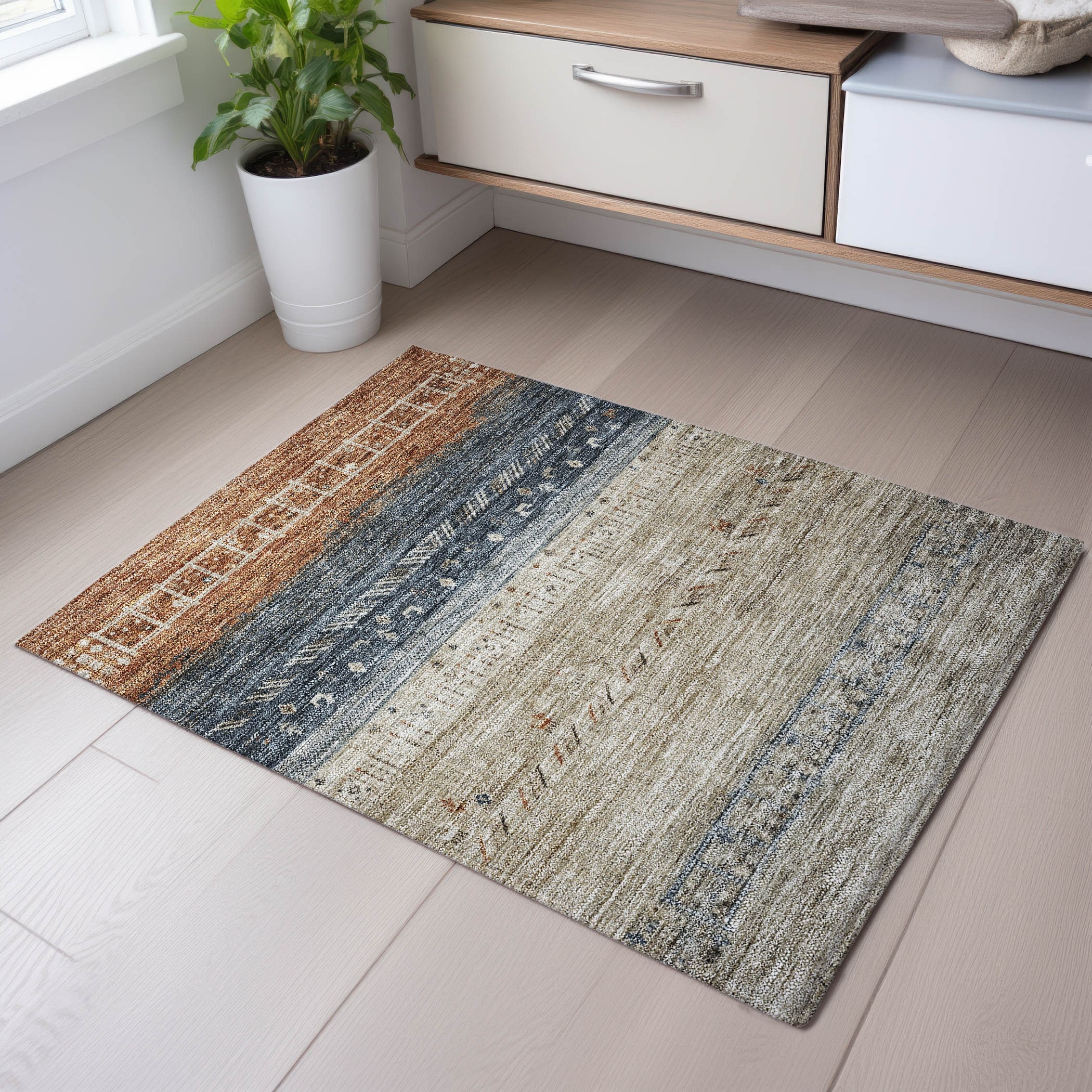 Premium Washable Super Soft Modern Tribal Mayfield Rug