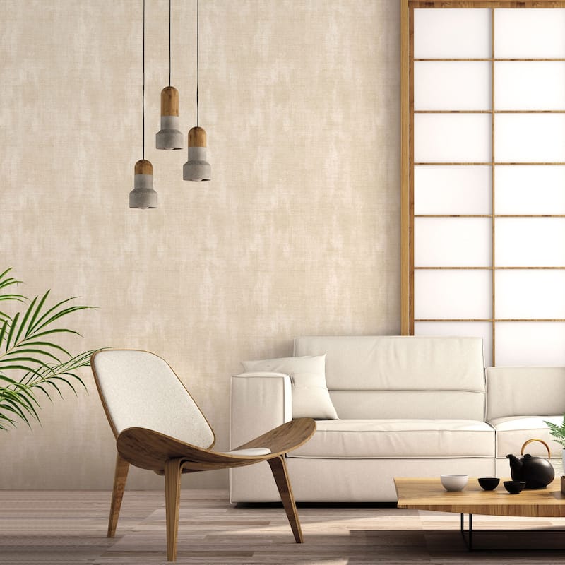 Galerie Wallcoverings Into The Wild Textured Plain Weave Non-woven Matte Wallpaper Roll
