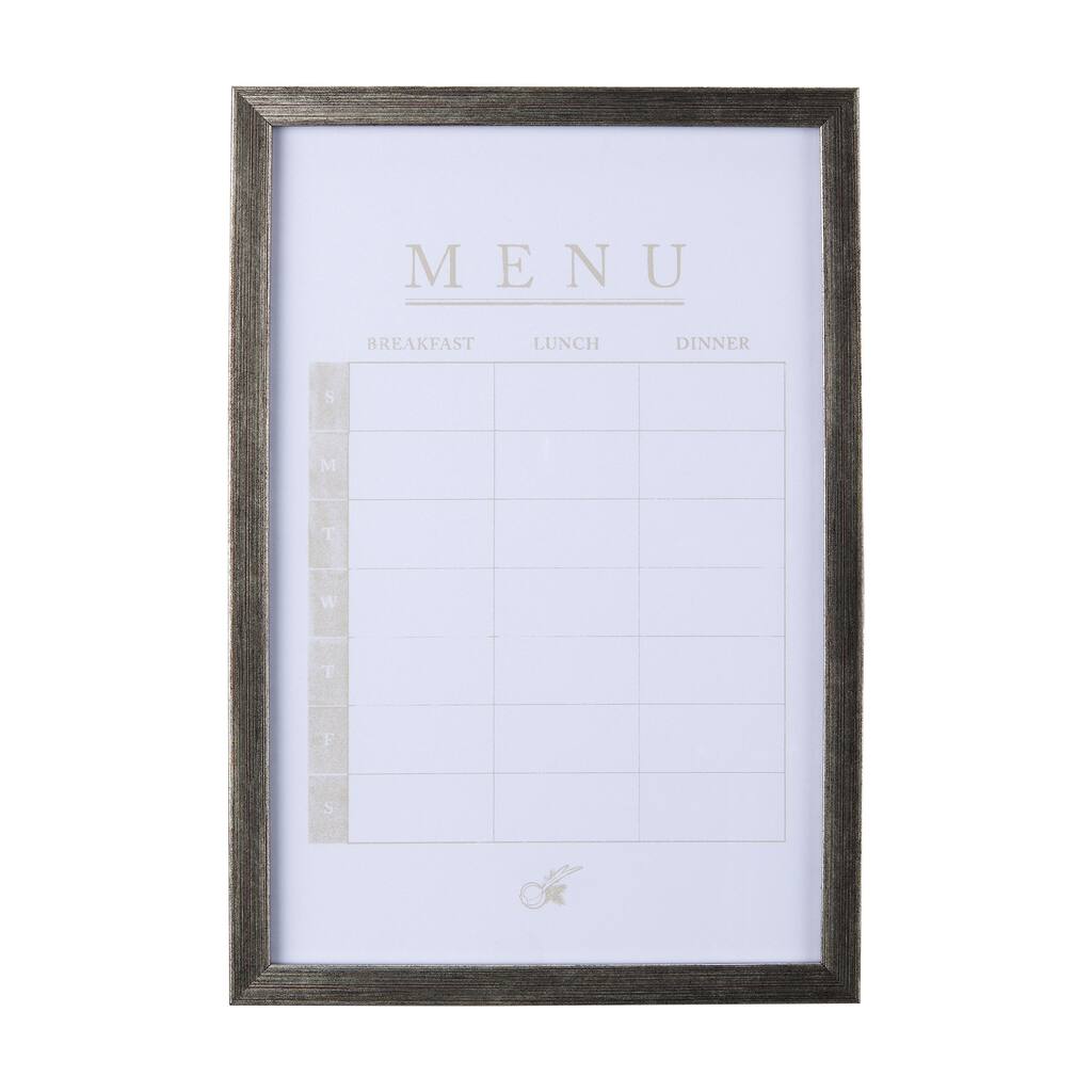 Menu I Framed Art Print