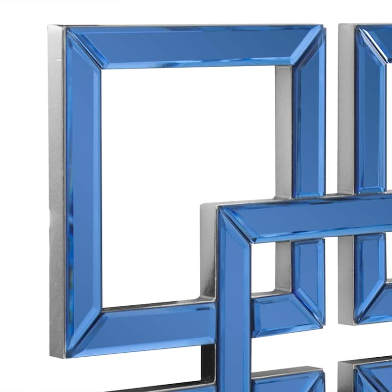 Allan Andrews Contemporary Layered Square Accent Mirror - 16" x 16"