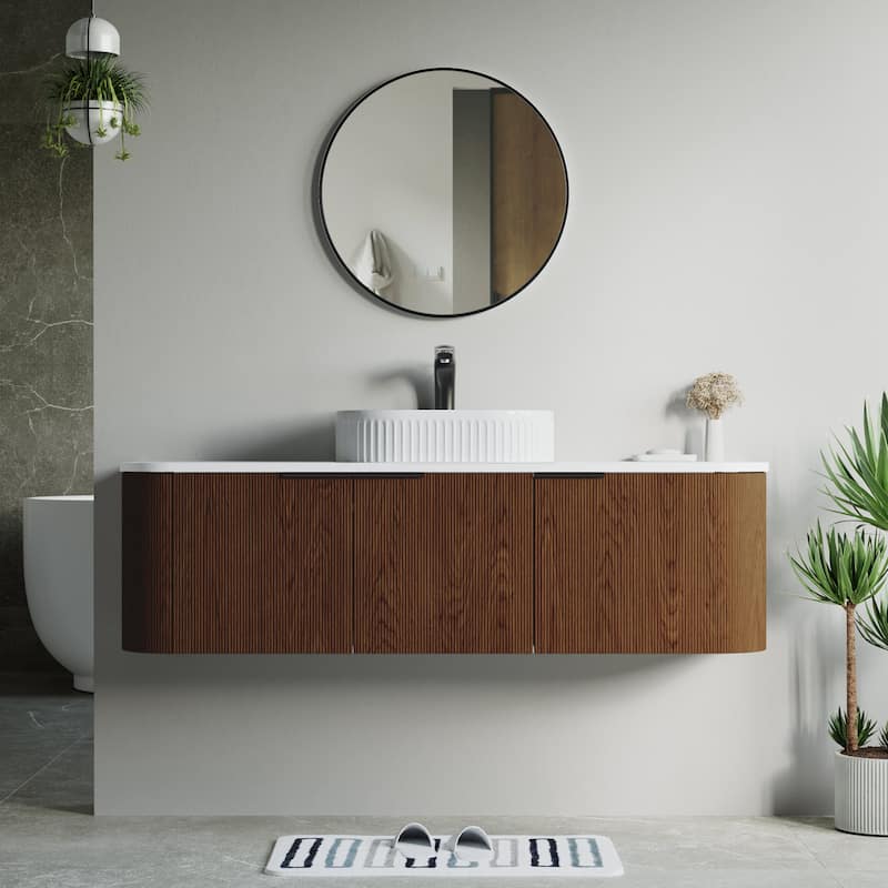 Dillon 58" Single Vanity 5 Pc Combo