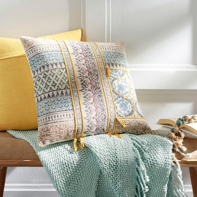Tyron Global Pattern Geometric Throw Pillow