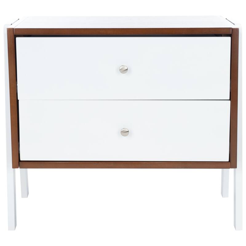 SAFAVIEH Jasmyn 2-Drawer Accent Table Nightstand