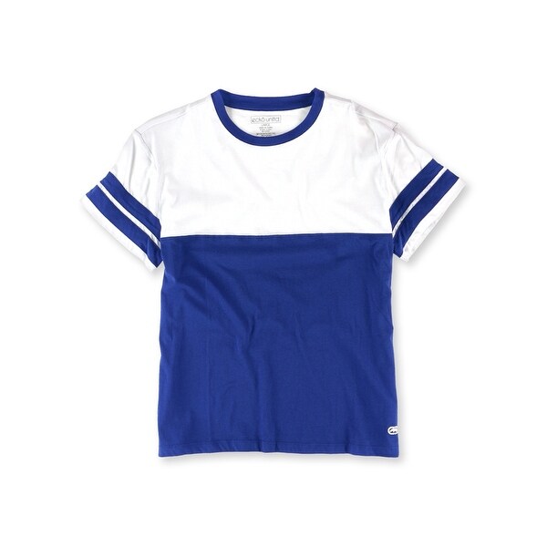 Ecko Unltd. Womens Colorblock Stripe Sleeve Basic T-Shirt. Opens flyout.