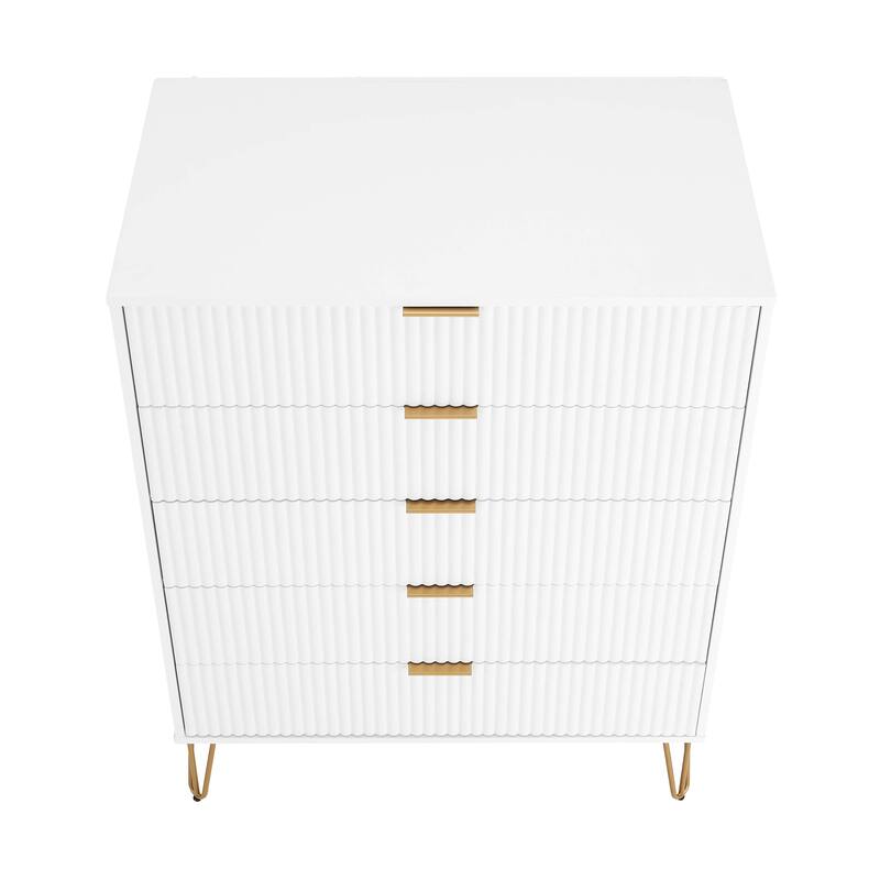 Manhattan Comfort 2-Piece Dumbo Modern Multi Drawer Dresser Set