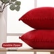 preview thumbnail 11 of 89, Deconovo Velvet Pom-poms Throw Pillow Covers 2 PCS(Cover Only)