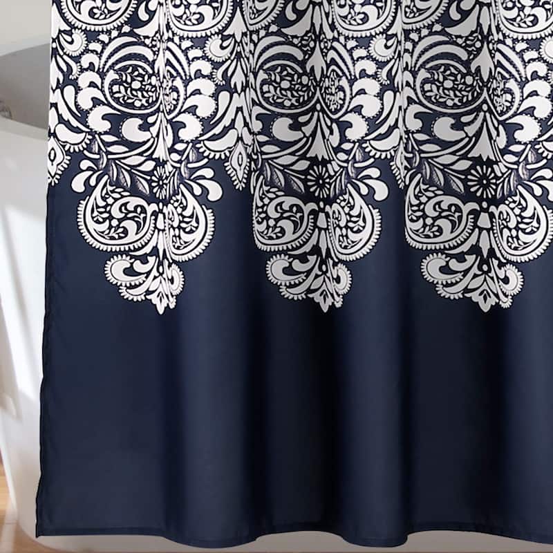 Lush Decor Boho Medallion Shower Curtain