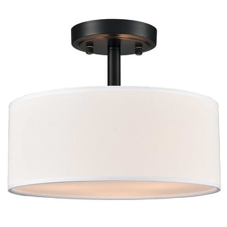 Dante Modern Semi-Flush Mount Ceiling Light 3-Light
