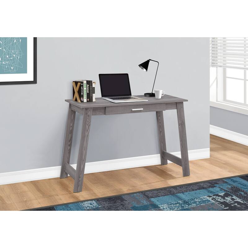 Contemporary 42-inch Computer Desk with Storage Drawer, Ideal for Home Office, Laptop & Study Workspaces