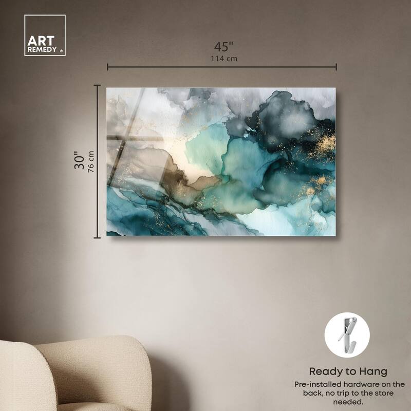 Veiled Inlet Acrylic by Art Remedy, Ready to Hang