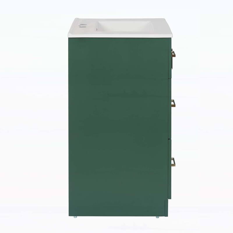 Bathroom Sink Cabinet with 2 Drawers and Soft-Closing Door