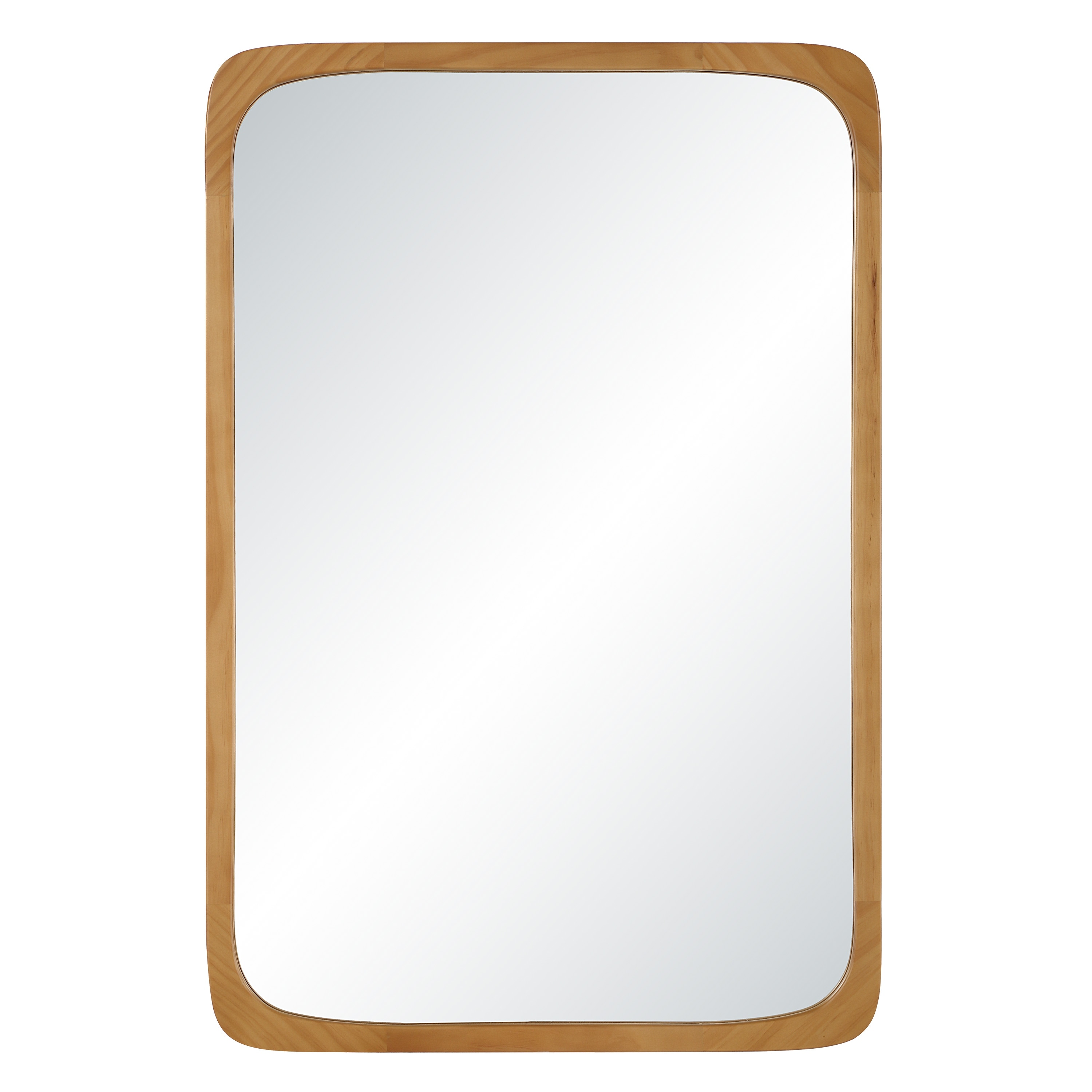 Renwil Scisto 36" H x 24" W Wall Mirror, Beige - Beige/Silver