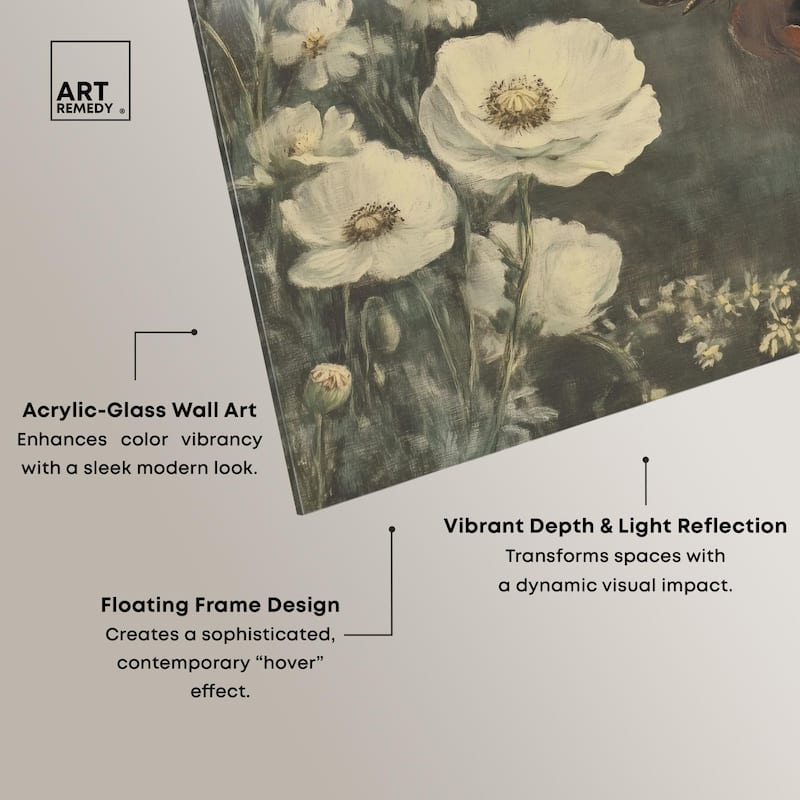 Vintage Botanicals I Acrylic by Art Remedy, Ready to Hang
