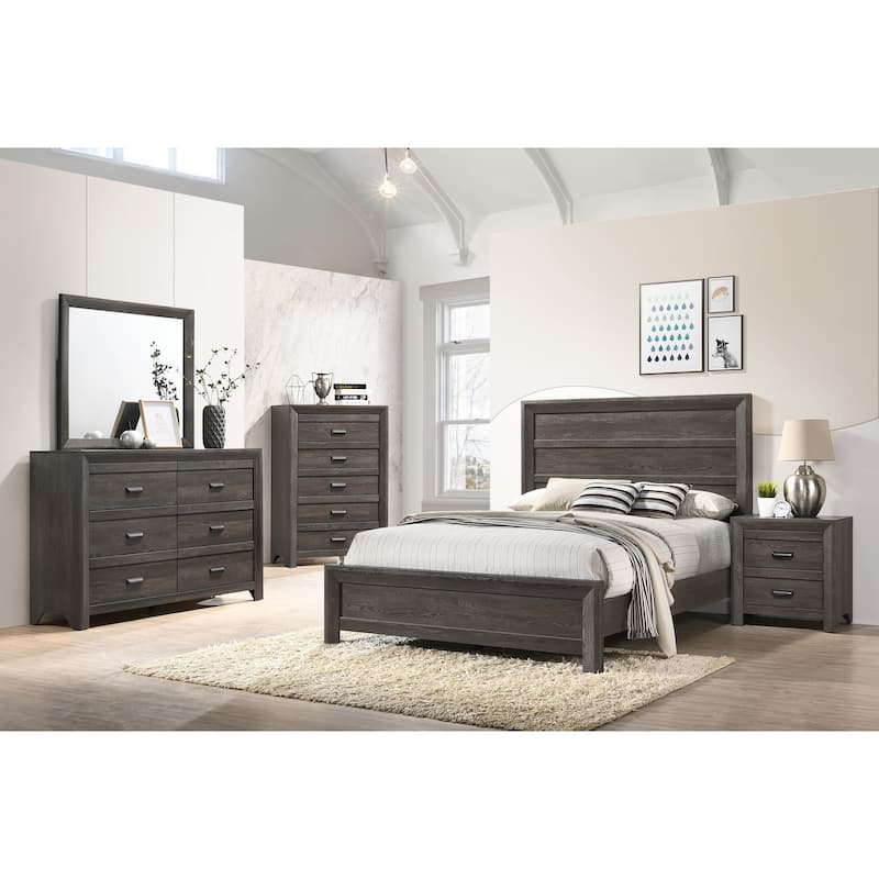Essa Brown Panel Bed