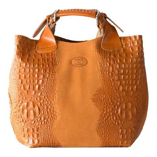 Shop SHARO Genuine Leather Bags Women&#39;s Deleite Medium Tote Handbag Apricot - US Women&#39;s One ...