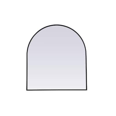 Indigo Home Metal Frame Arch Mirror 33x36 Inch