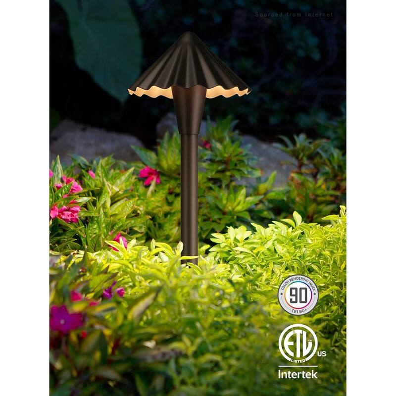 Low Voltage Pathway Landscape Lights, 12-24V AC/DC, IP65 Outdoor Walkway Light, Aluminum