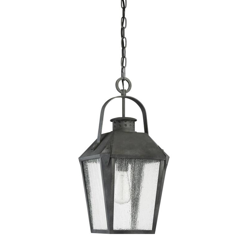 Roseto Cheatham Single Light 10" Wide Outdoor Lantern Style Pendant