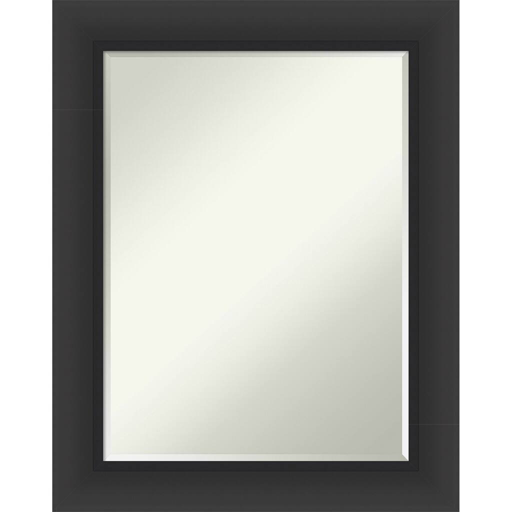 Sloped Half-Inch-Bevel Framed Wall Mirror