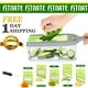 preview thumbnail 8 of 10, Fitnate Kitchen Clever Cutter Vegetable Chopper Slicer Fine Grater Veggie Blade - M