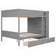 preview thumbnail 12 of 22, Full Over Full Bunk Bed with Drawers & Multi-layer Cabinet - Space-Saving Solution for Kids and Teens