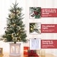 preview thumbnail 5 of 5, 3 FT Christmas Tree, Pre-Lit Christmas Tree with 78 LED Lights, Battery-Powered,Artificial Christmas Tree - 21.7x21.7x36in
