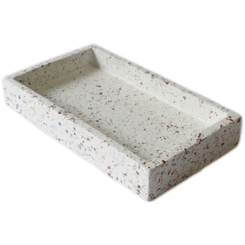 Med. Terrazzo Rect. Tank Tray 10" x 6"