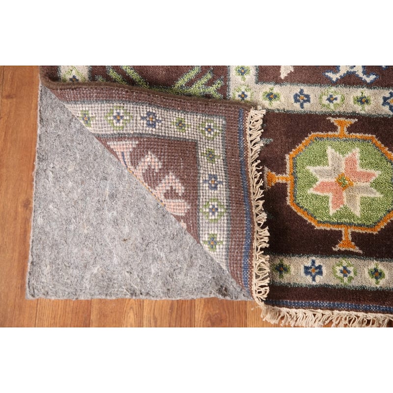 Geometric Kazak Oriental Area Rug Handmade Wool Carpet - 8'0" x 9'11"