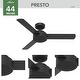 preview thumbnail 5 of 25, Hunter 52" and 44" Presto Ceiling Fan w/ Wall Control - Contemporary, Industrial, Scandinavian