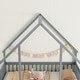 preview thumbnail 6 of 4, Full Size Wood House-Shaped Floor Bed with Fence and Guardrails