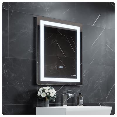 Eviva Lite 24" x 30" Rectangular Frameless Mirror - Clear