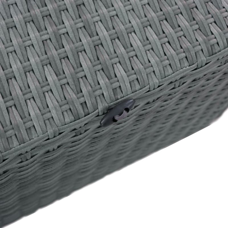 10-Piece Outdoor PE Wicker Sofa Set with Cushions