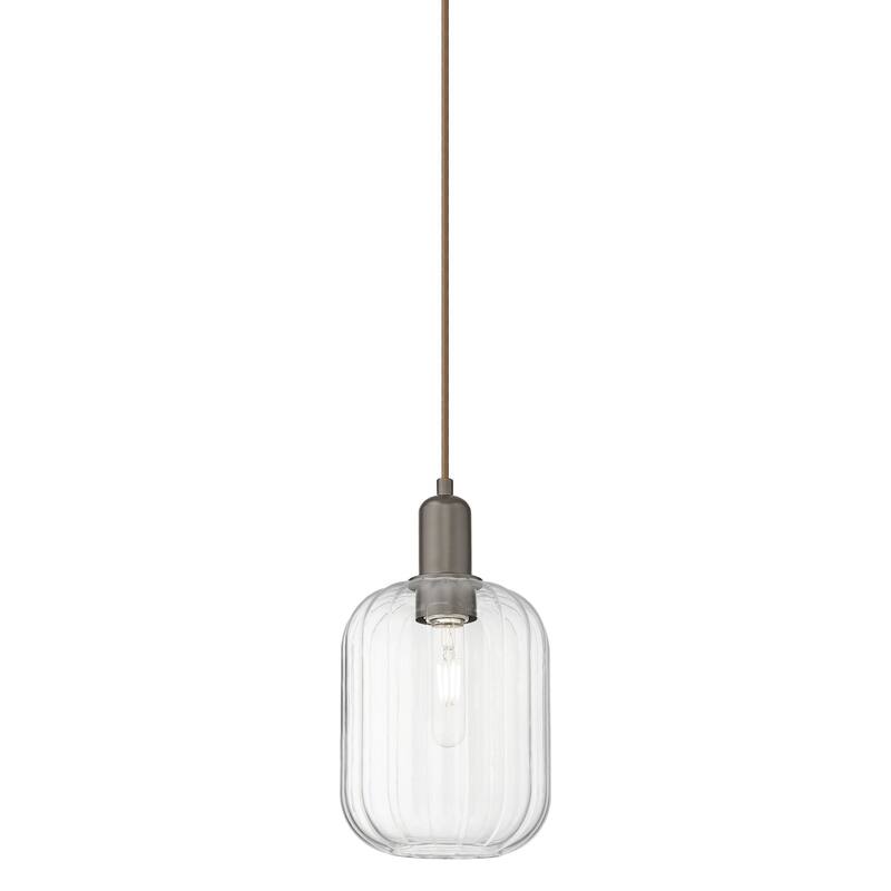 Innovations Lighting 716-1P-13-7 Preston Pendant Preston 7" Wide Mini - Oil Rubbed Bronze / Clear