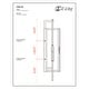 preview thumbnail 3 of 7, Z-Lite 598B Lucian 3 Light 27" Tall Outdoor Wall Sconce