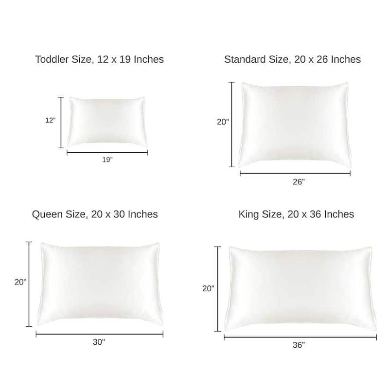 MYK Natural 25 Momme Silk with Cotton Underside Pillowcase