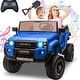 preview thumbnail 1 of 20, 24V 2 Seater Ride on Car, Hetoy Licensed Toyota LC250 Ride on Toy for Big Kids Blue