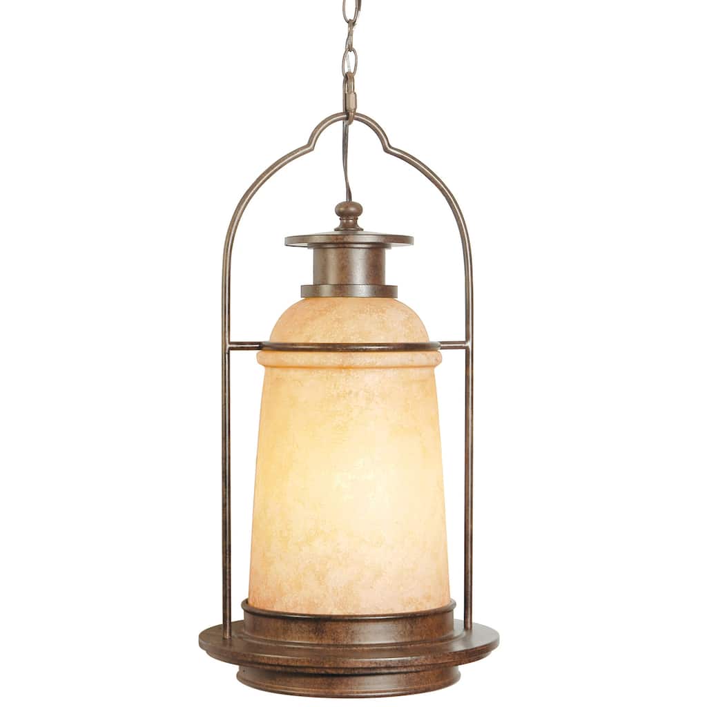 Craftmade Portofino 1 Light 15" Wide Cylinder Outdoor Pendant - 15