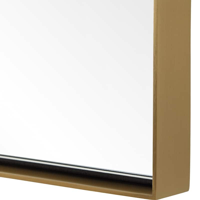Uttermost Monarch Scalloped Arched Vanity Mirror - 30.5'' H X 24'' W X 1'' D